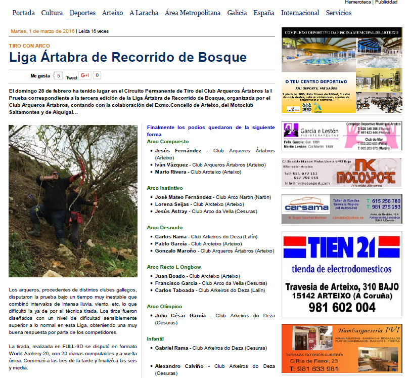 I Prueba III Liga Ártabra