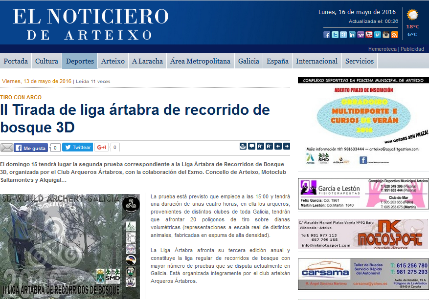 II Tirada III Liga previa